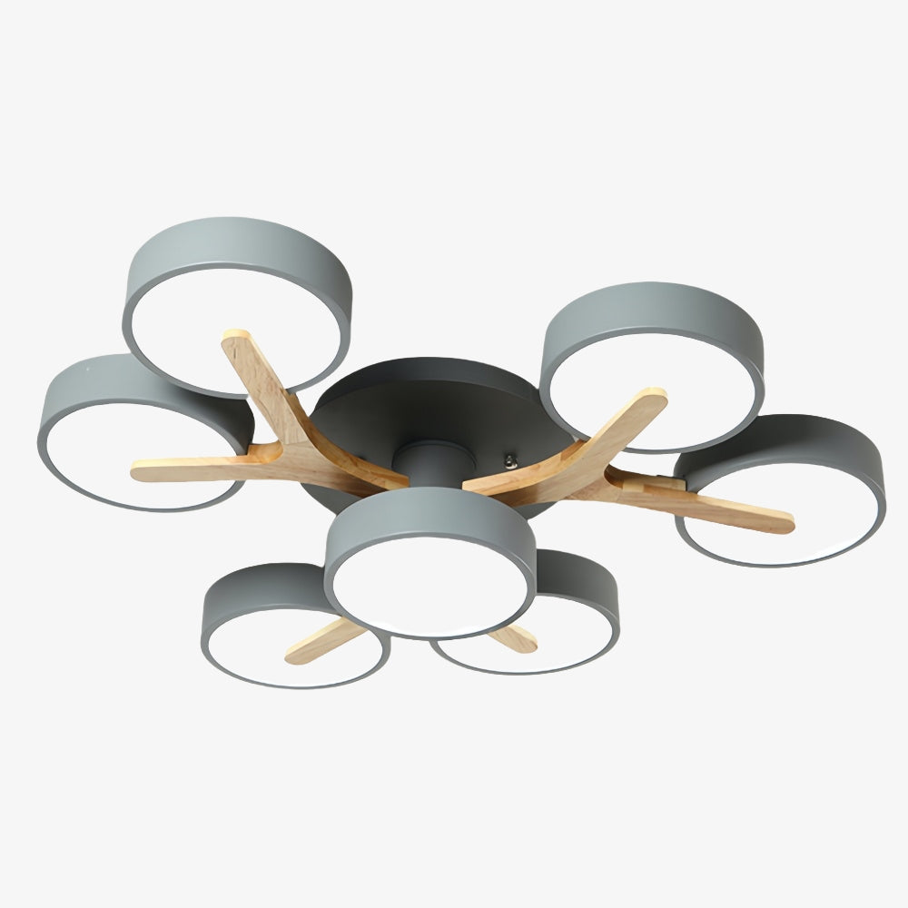 Contemporary Luxurious Ceiling Light - Acrylic Fixture for Living Room