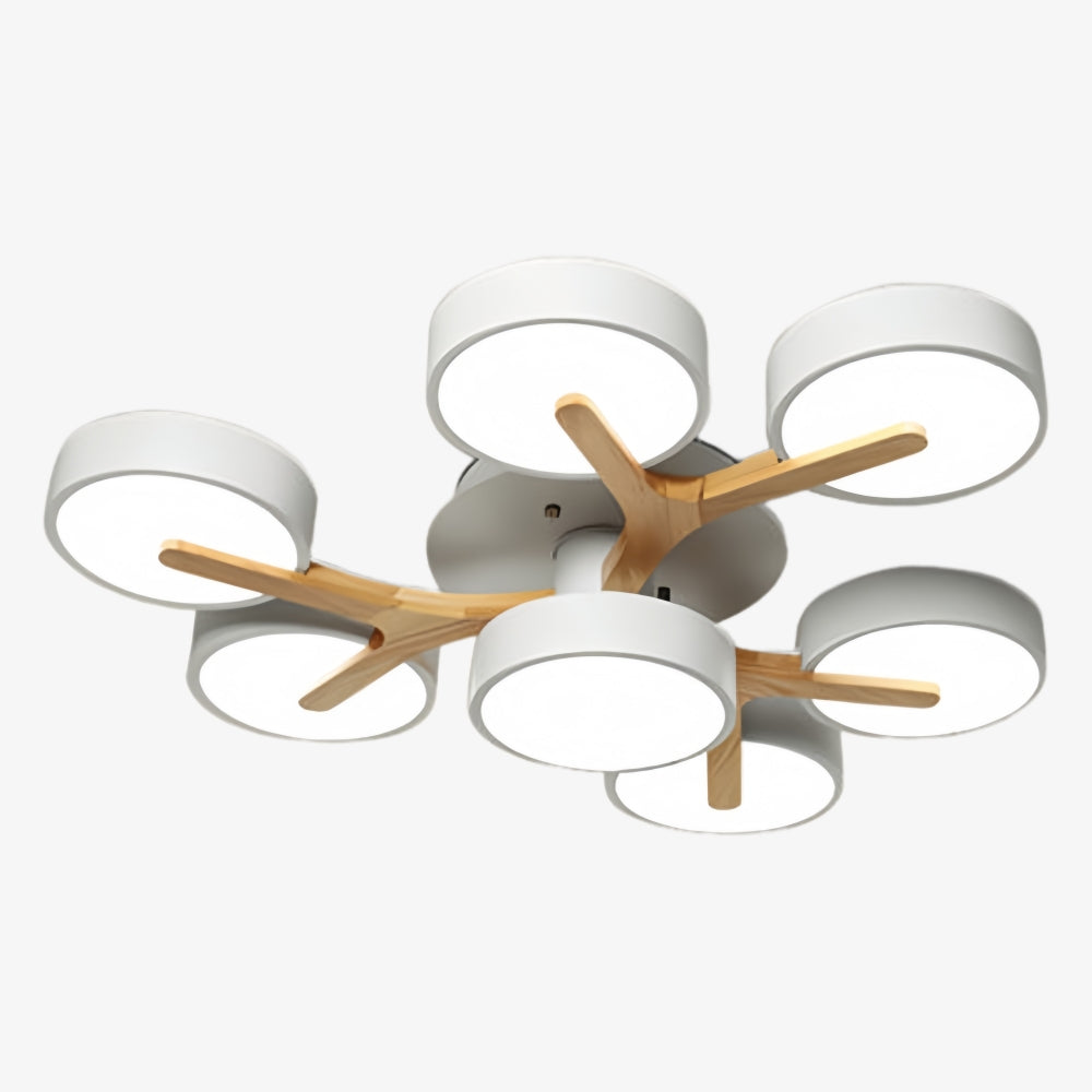 Contemporary Luxurious Ceiling Light - Acrylic Fixture for Living Room