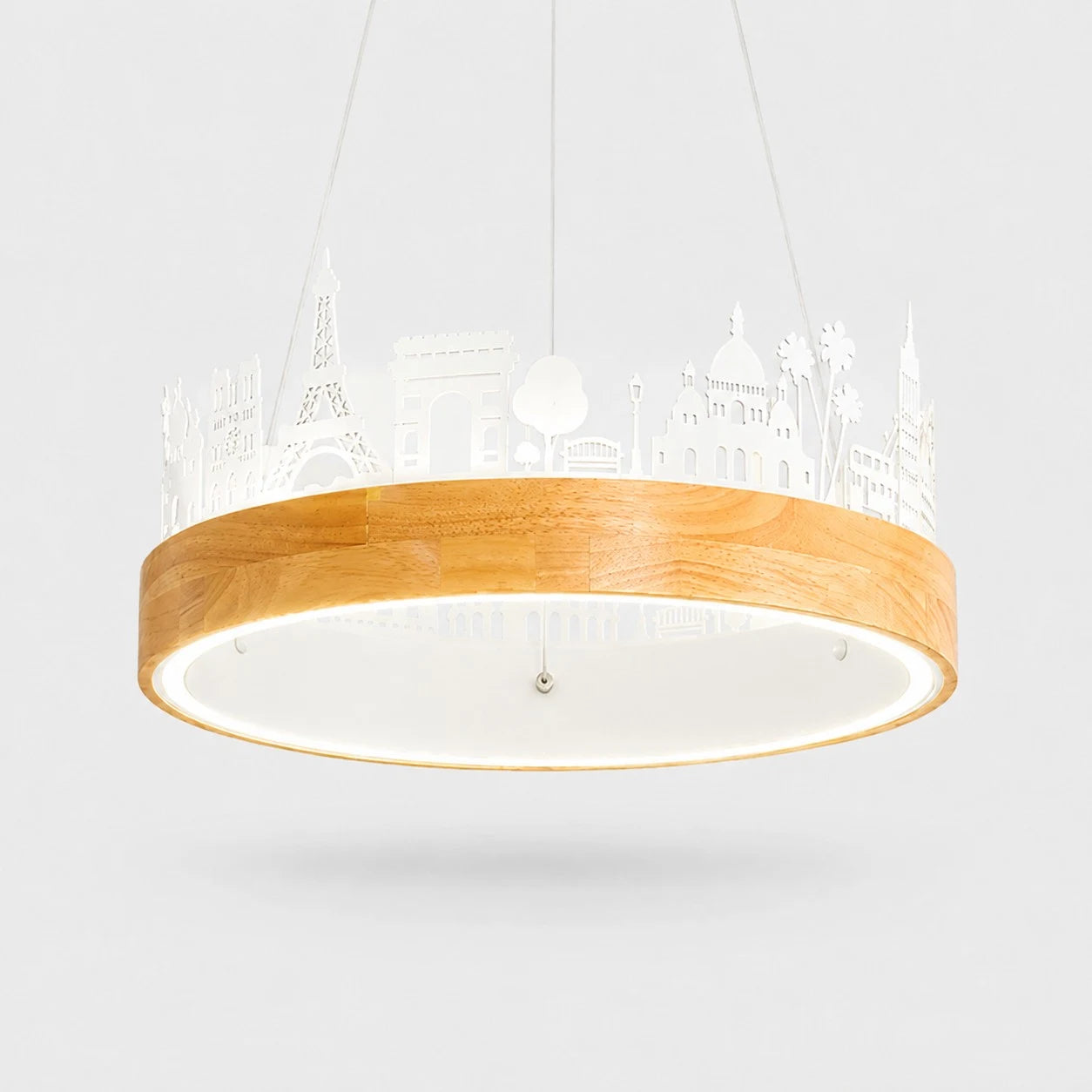 42 cm (16.5 in) (16.5 in) white pendant light