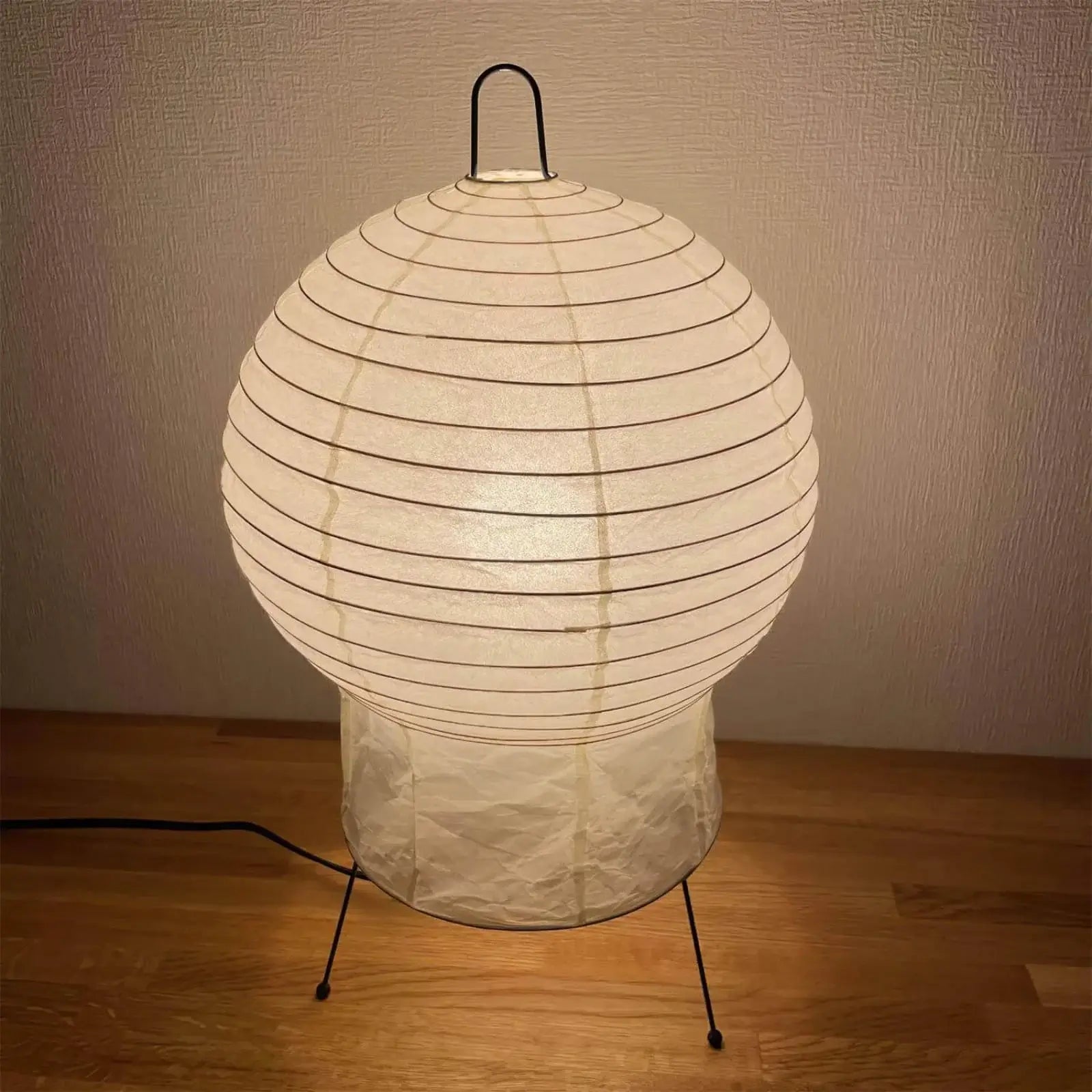 Rice paper Table Lamp - Japanese-Inspired Washi Lamp for Entryway