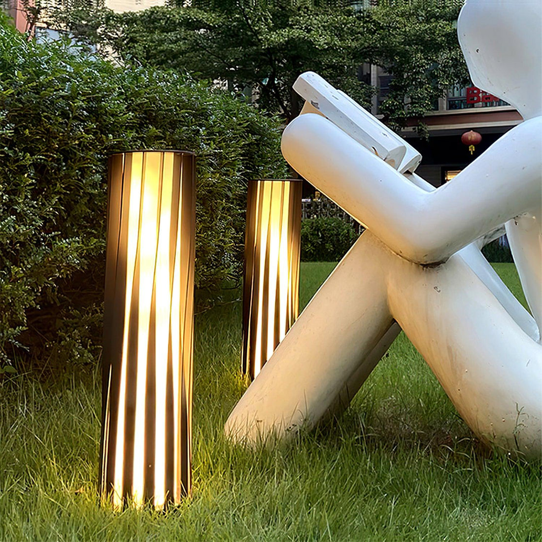 LED Outdoor Post Lamp - Energy-Saving Acrylic Light for Garden & Patio