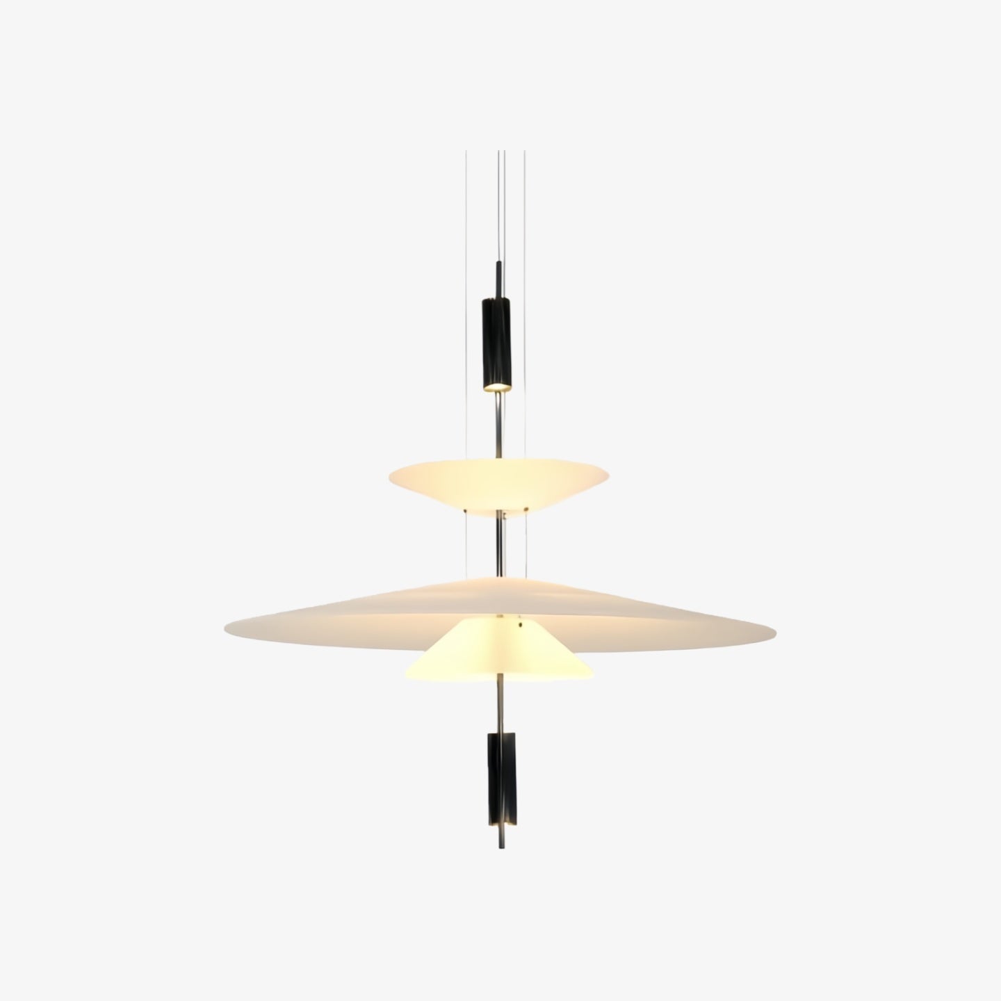 Plumeo Flamingo Multi Layered Pendant Light - Minimalist Light Fixture for Modern Living Rooms N54