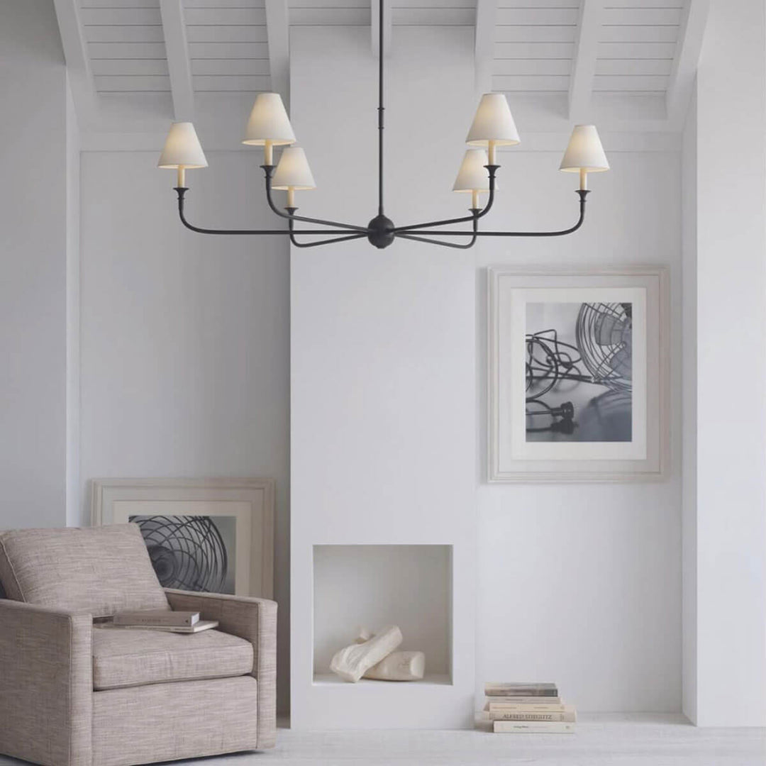 Piaf Grande Moderner Industrie-Kronleuchter aus Metall 