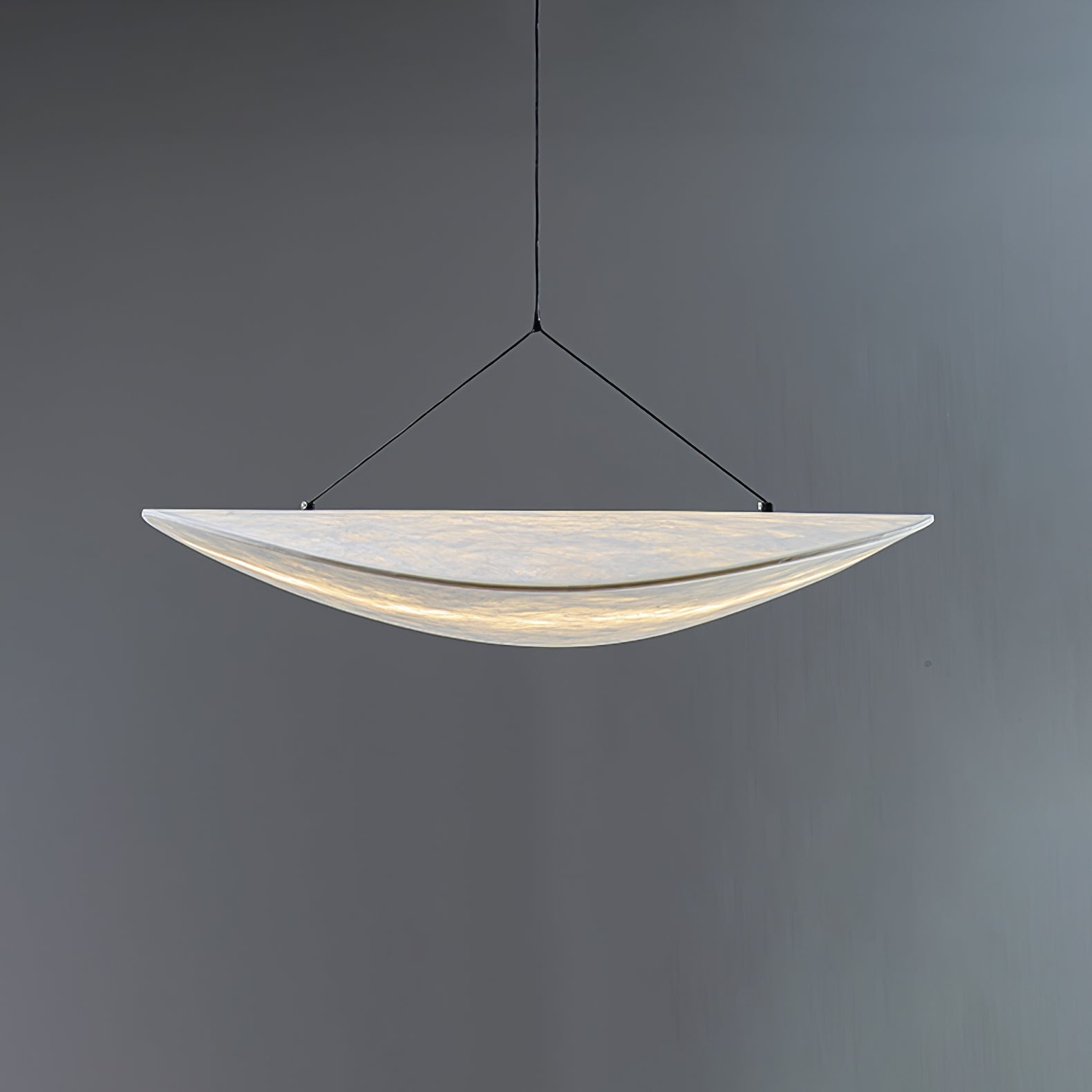 Cloudlike Mulberry Silk Plug-In Pendant Light