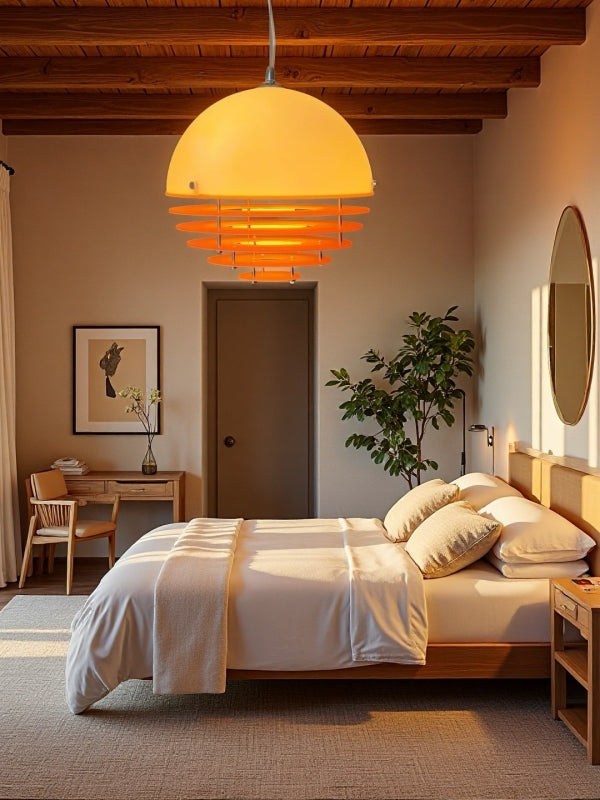 Bauhaus Sunset Pendelleuchte - Moderne Designer-Ambientelampe fürs Wohnzimmer