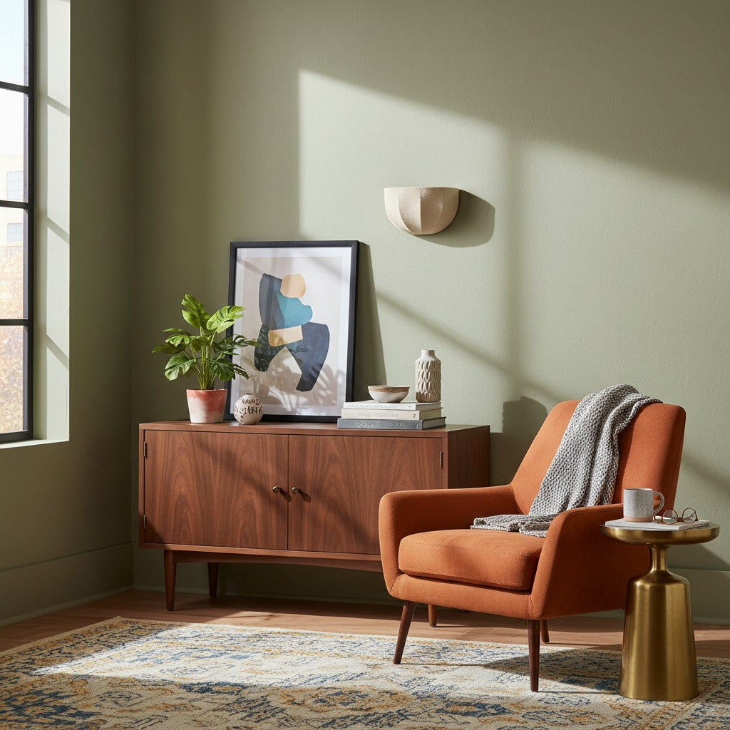 Loomis Wall Light with Art‑Deco Linen Shade Modern Wall Sconce for Living Room and Hallway