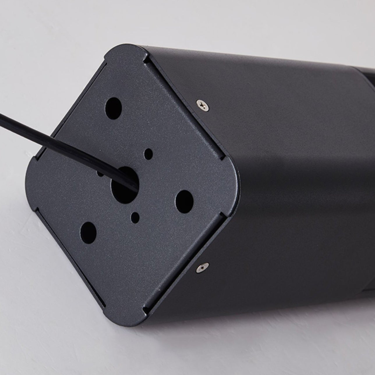 Rectangular Garden Bollard Light - Modern LED Lamp for Pathway