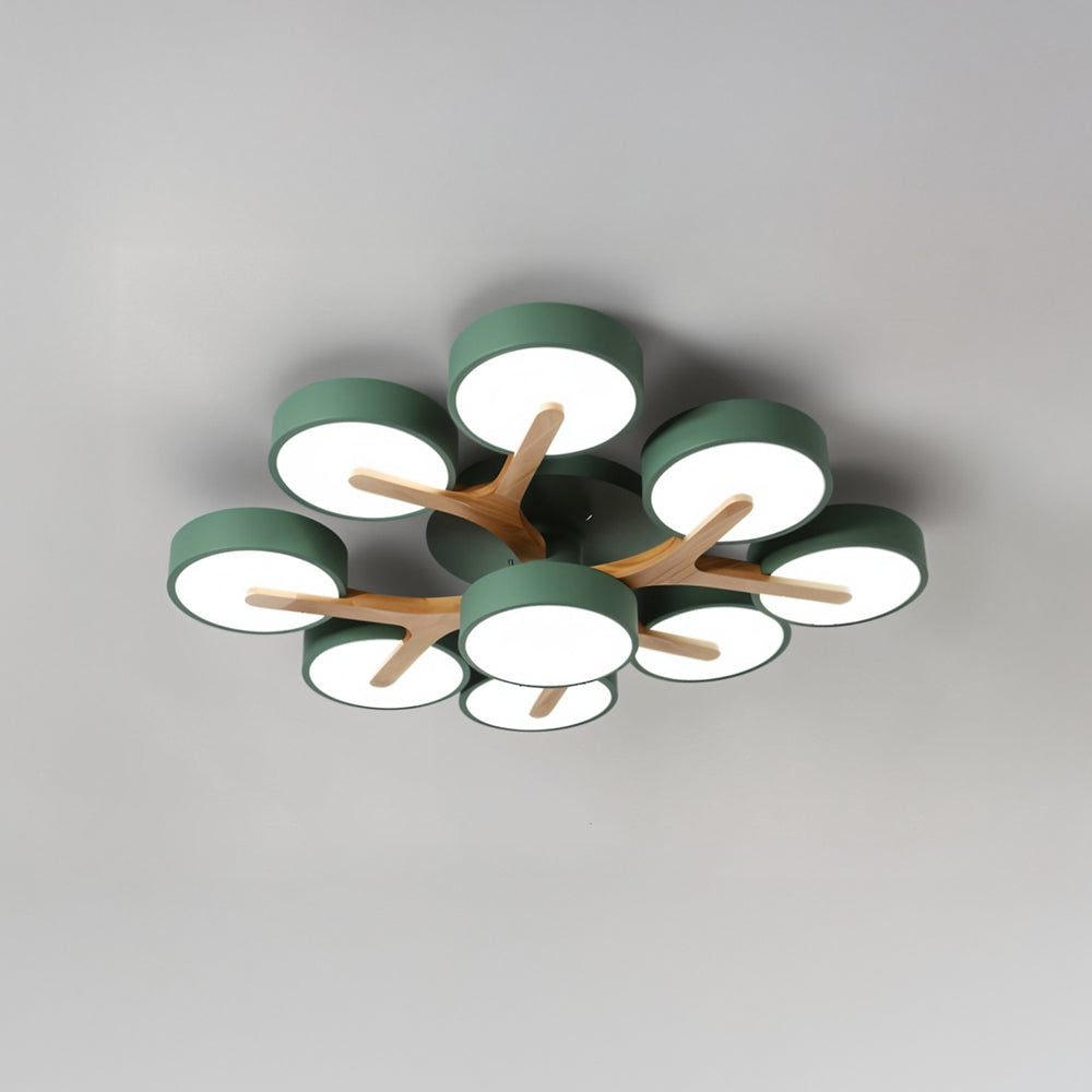 Contemporary Luxurious Ceiling Light - Acrylic Fixture for Living Room
