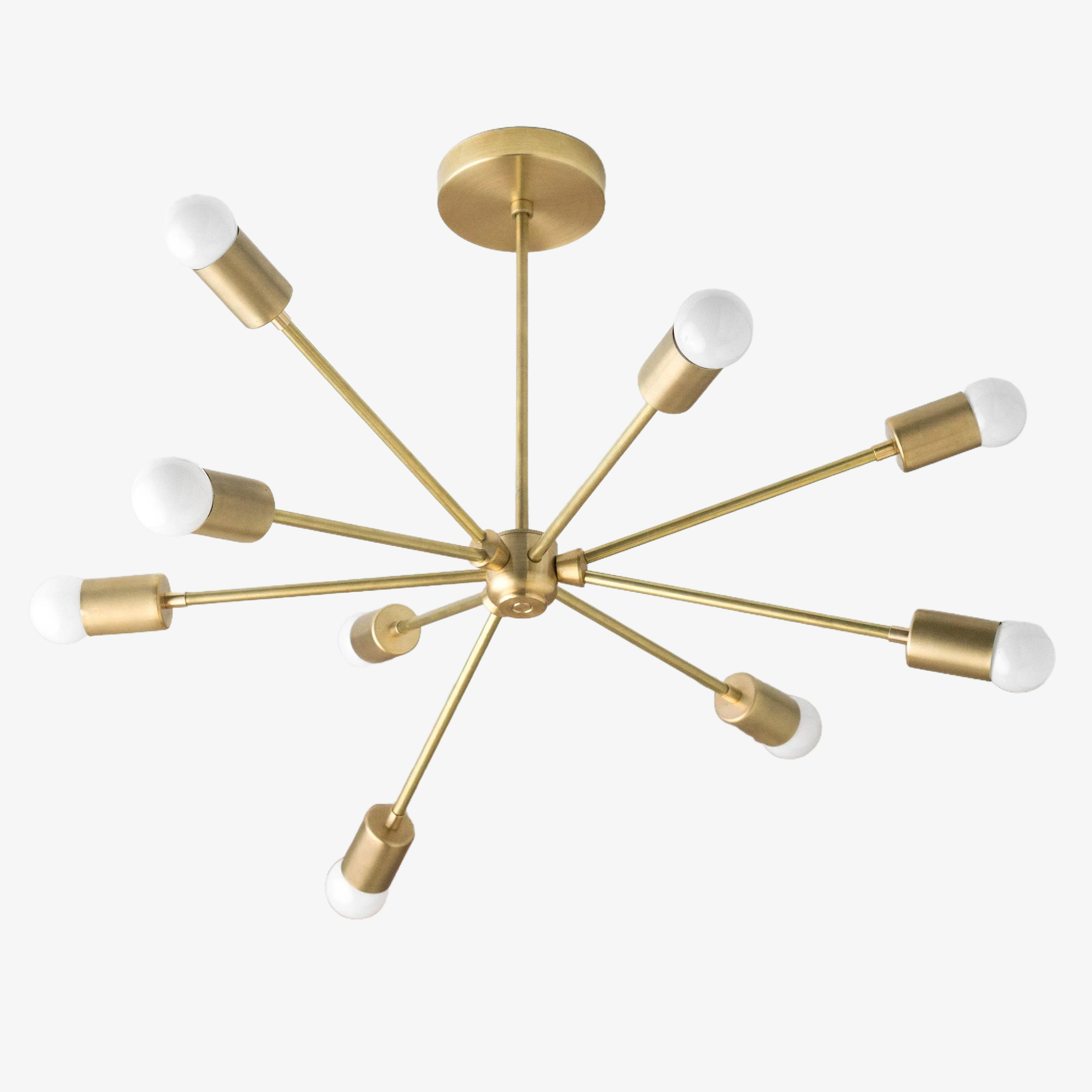 Mobilux Line Modern Chandelier - Mid Century Ceiling Light Fixture