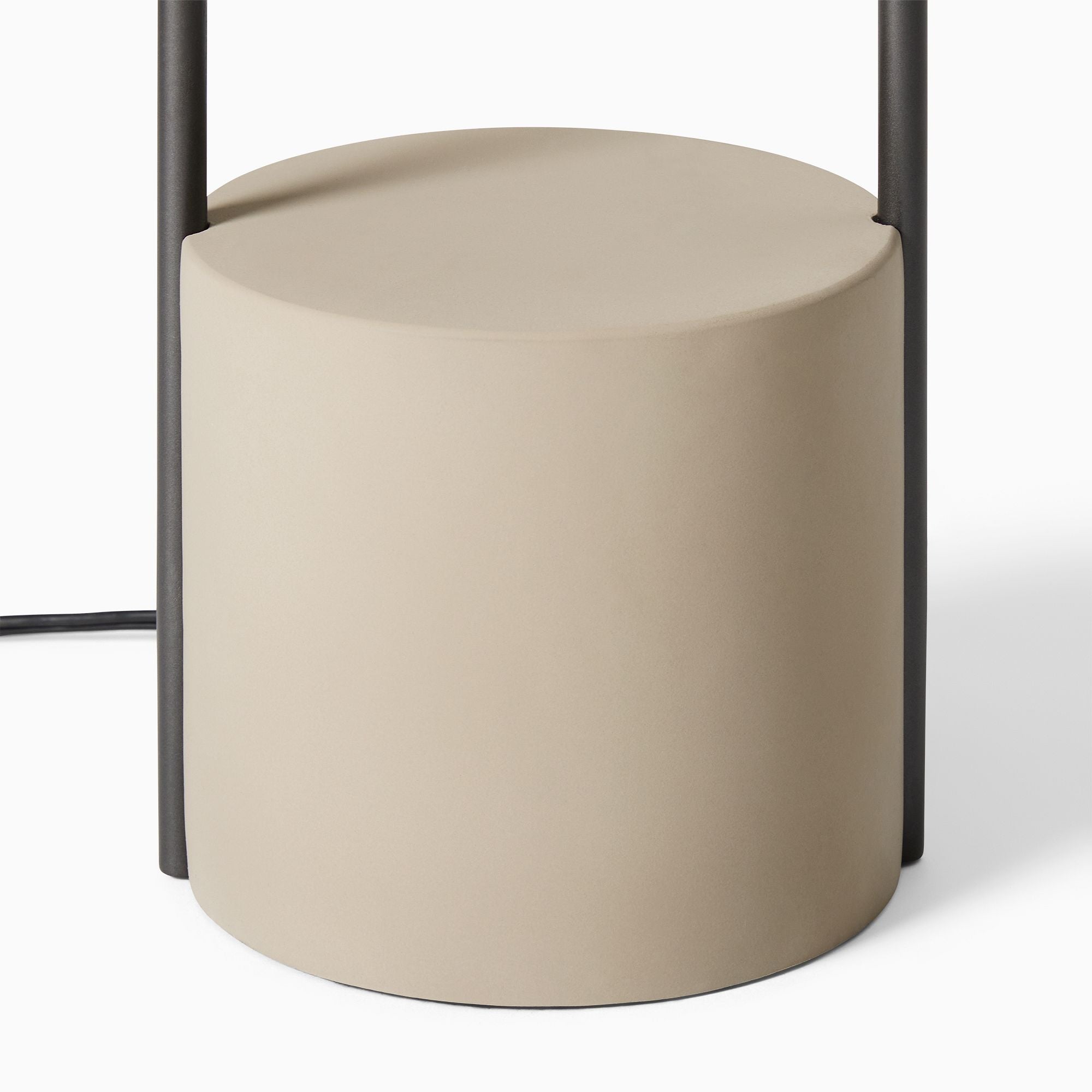 Luma Minimalist Industrial Table Lamp and Floor Lamp – Metal Frame with Soft Fabric Shade for Home and Office