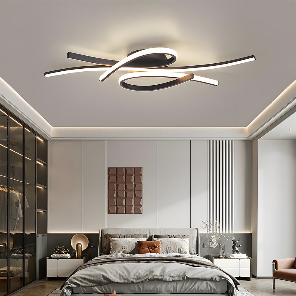 Musical Notes Ceiling Lamp – Unique LED Light for Living Room Décor