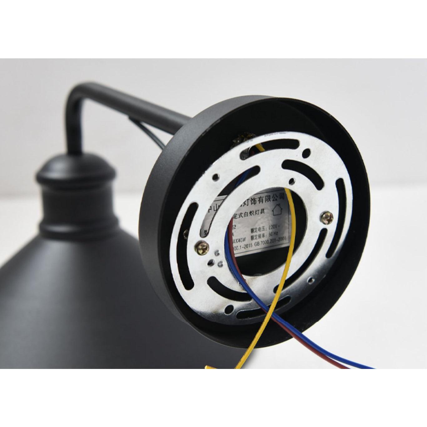 Outdoor Wall Lamp - Rustic Metal Sconce for Porch & Garden Lighting