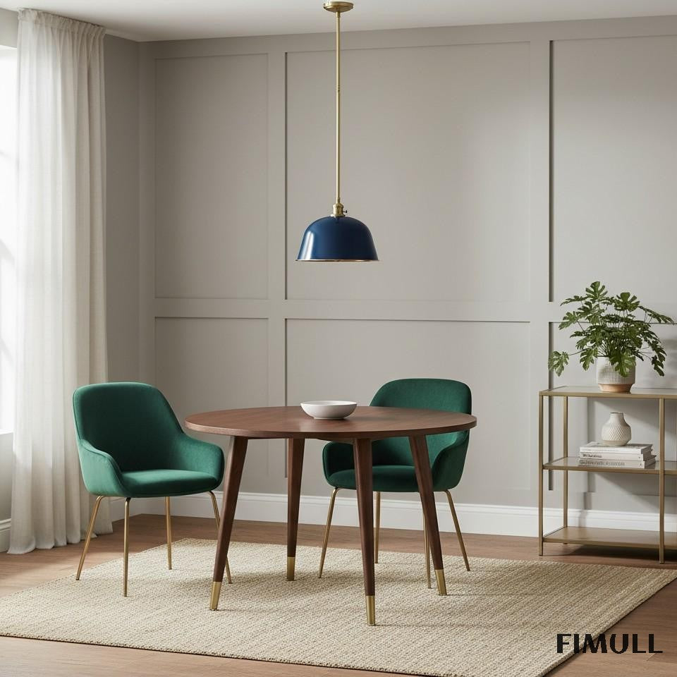 Forvara Metal Bell Design Pendant Lamp - Modern Metal Pole Design Kitchen Lighting