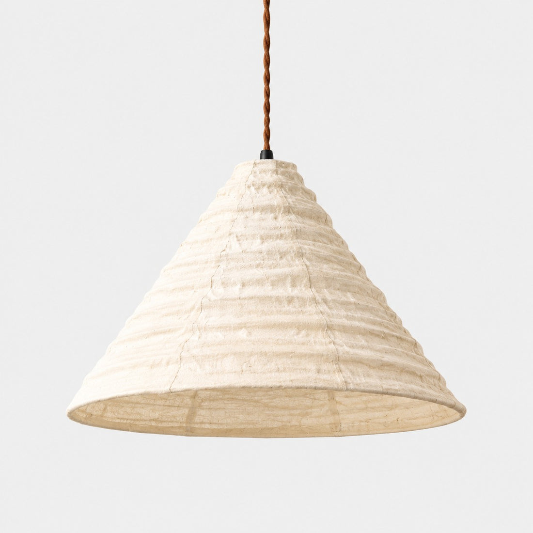 Handcrafted Wabi Sabi Fabric Pendant Lamp
