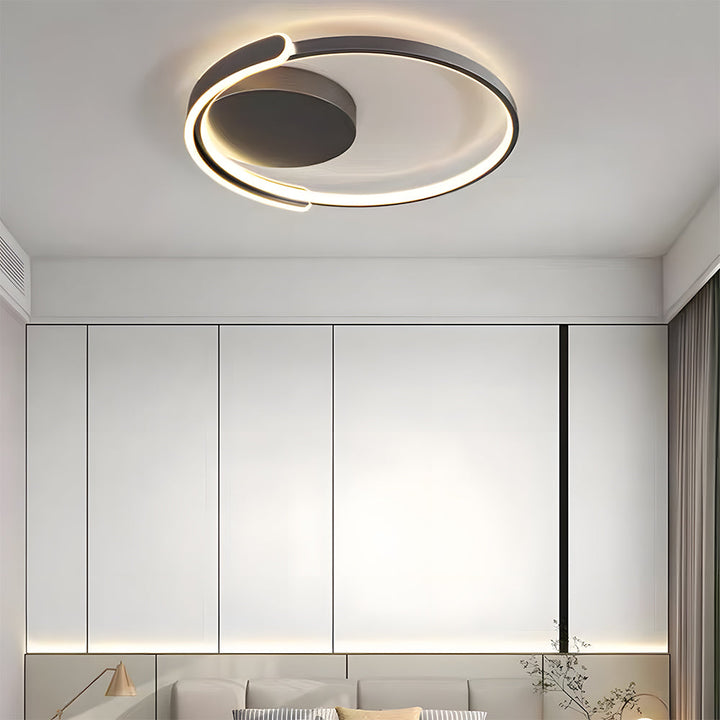 Round LED Ceiling Light - Modern Fixture for Living Room & Dining Room
