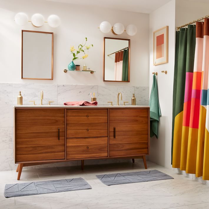 Alessora Mid-Century Modern 3-Light Wall Sconce - Metal Frame White Glass Globes