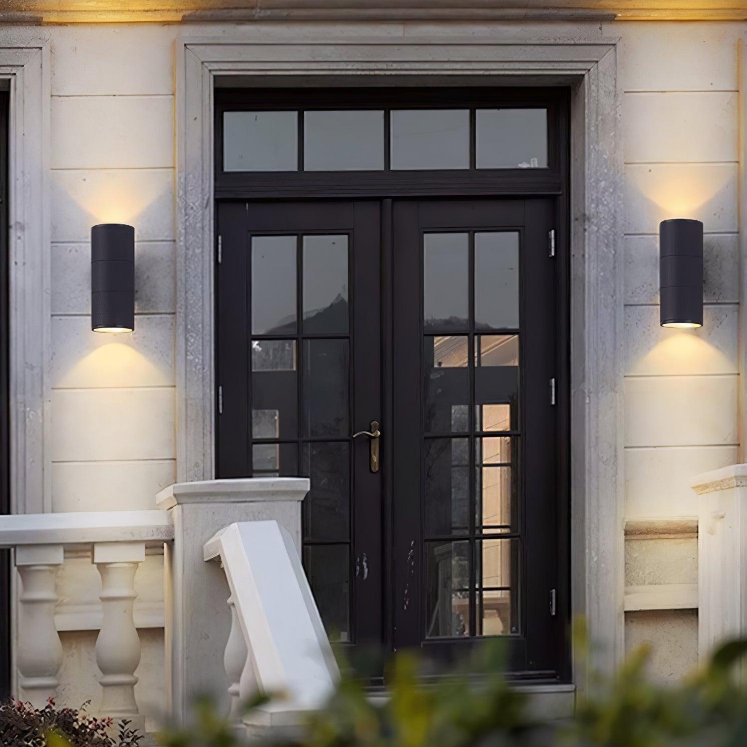 Cylindrical Outdoor Wall Light - Waterproof Modern Lamp for Garden