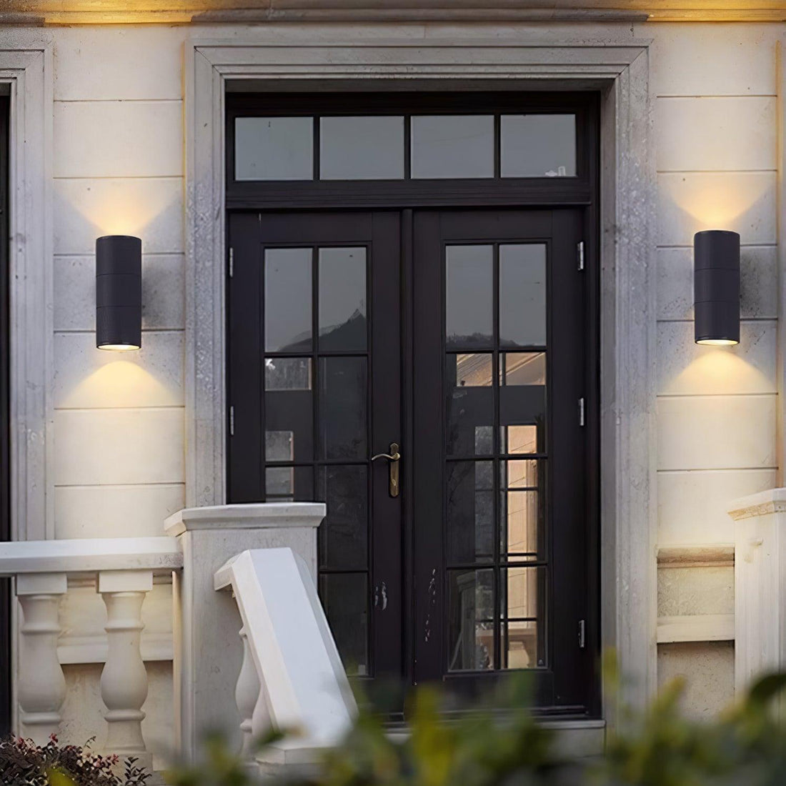 Zylindrische Außenwandleuchte - Wasserdichte moderne Lampe für den Garten