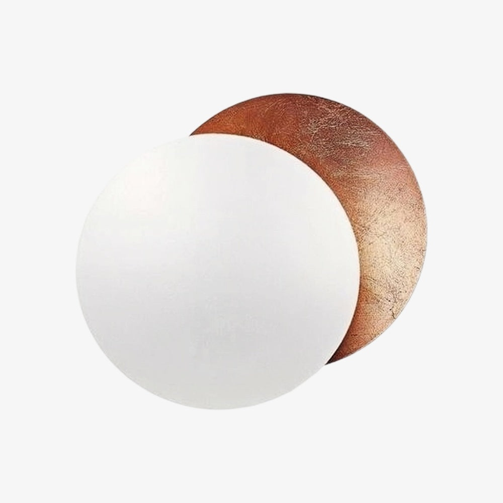 Verstellbare Wandlampe Mit Künstlerischer Eclipse-Scheibe Für Flur Und Schlafzimmer