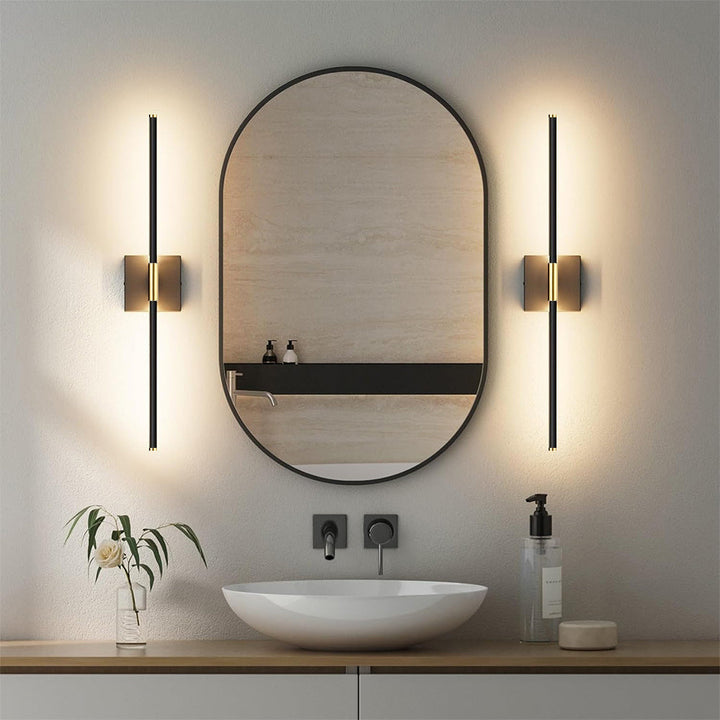 Set of 2 Iron Wall Light - Rechargeable Industrial Fixture for Bedroom