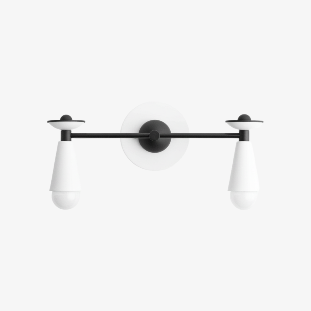 Pyralis Cone Modern Art Deco Lighting - Vintage Style Vanity Sconce Light