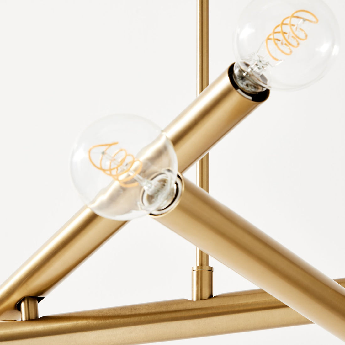 Borvia Metal Arm Chandelier - Modern Adjustable Trace Lamp for Hallway