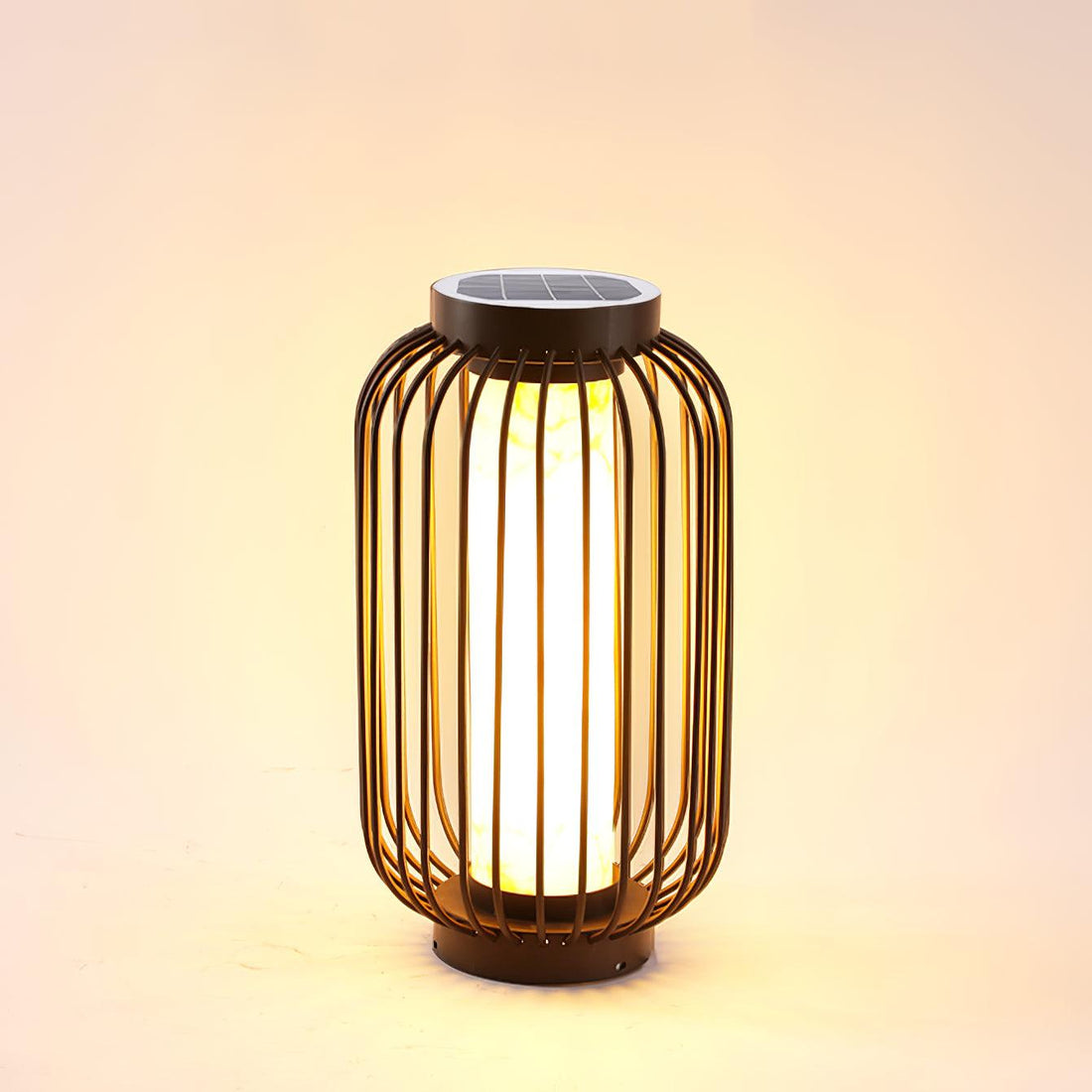 Metal Outdoor Table Lamp - Elegant Weather-Proof Lamp for Patio