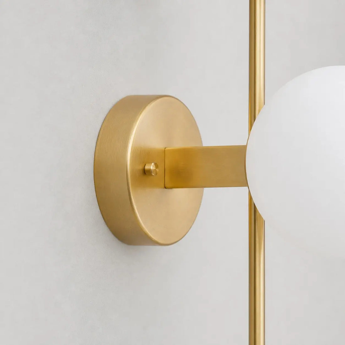 Close-up of the wall sconce base