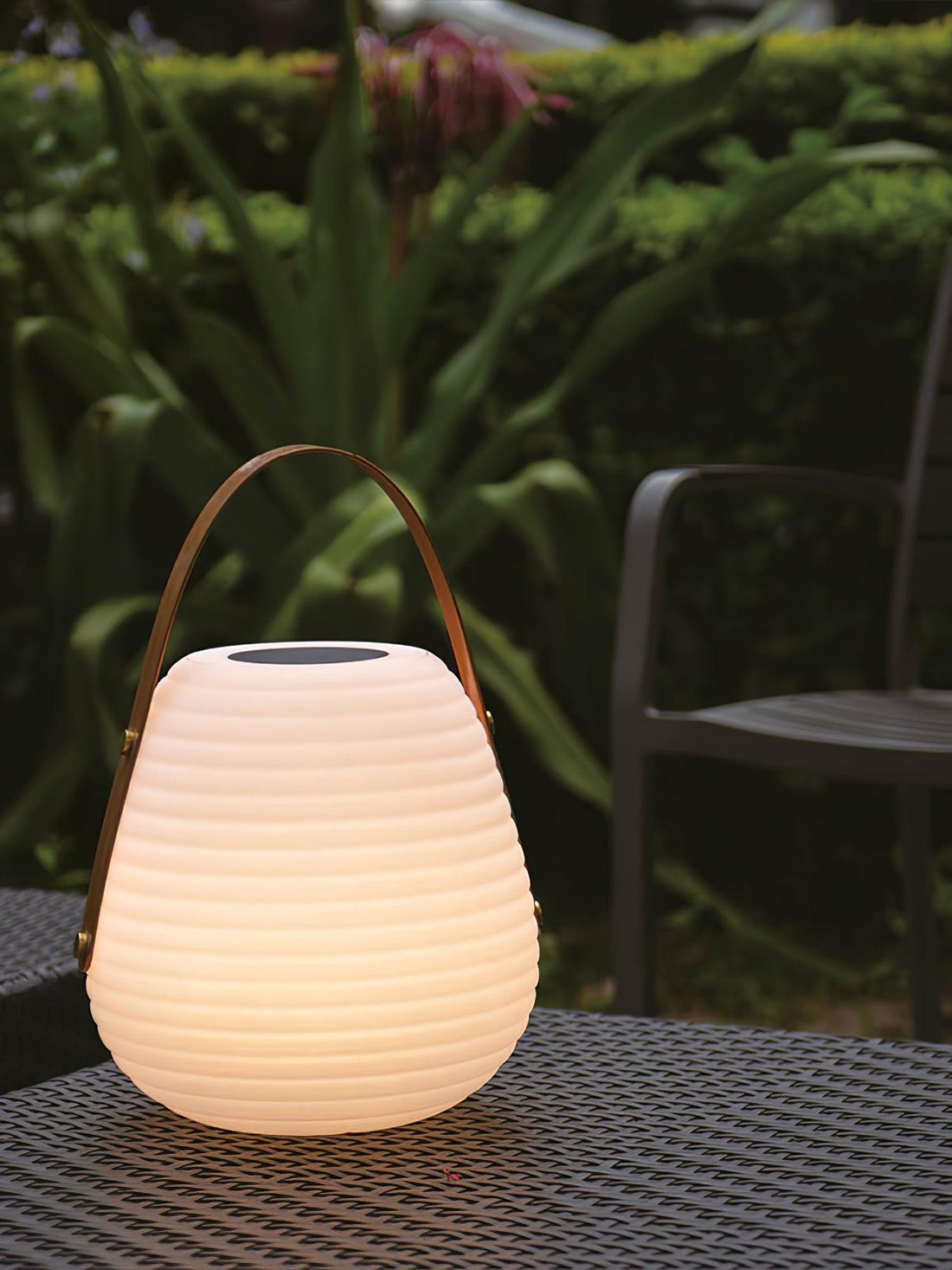 Lantern Outdoor Lamp - Frosted Plastic Portable Warm Light for Garden