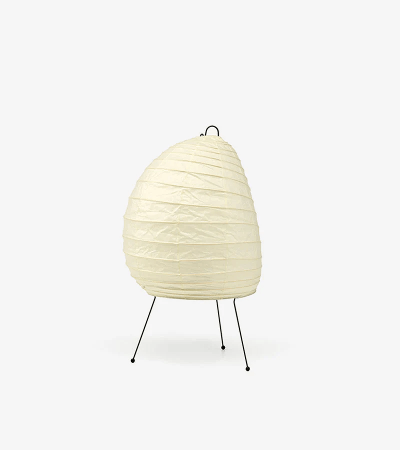 Papiertischlampe – Minimalistische Lampe im Washi-Stil für die Leseecke