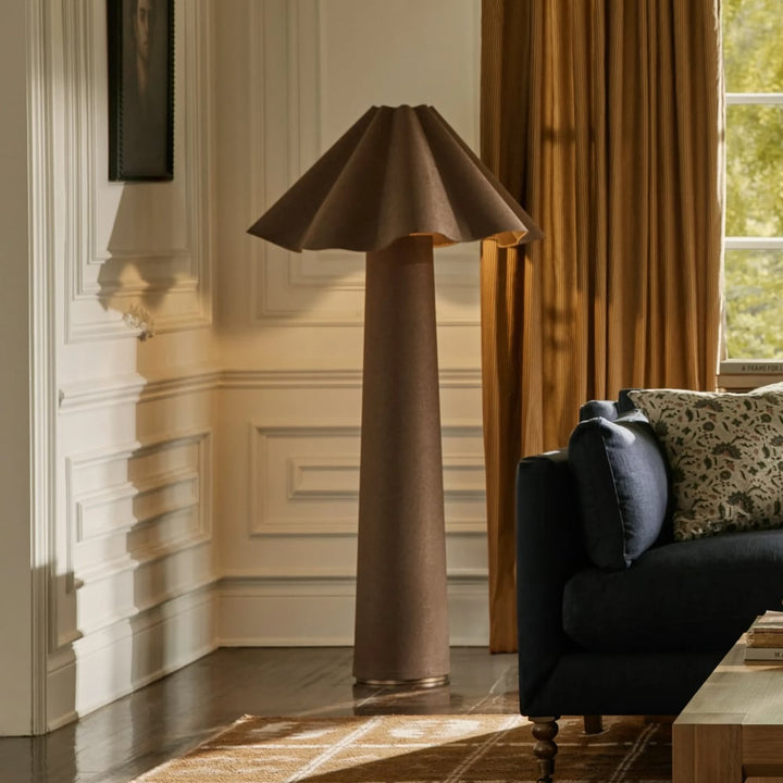 Weavara Sculptural Floor Lamp – Modern Transitional Design for Living Rooms and Lounges