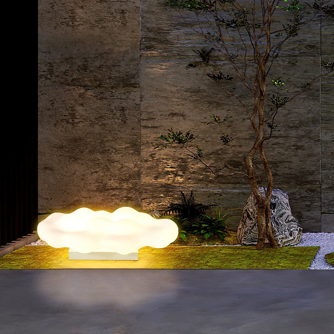 Cloud Outdoor Floor Light - Weatherproof Sleek Patio Garden Lighting