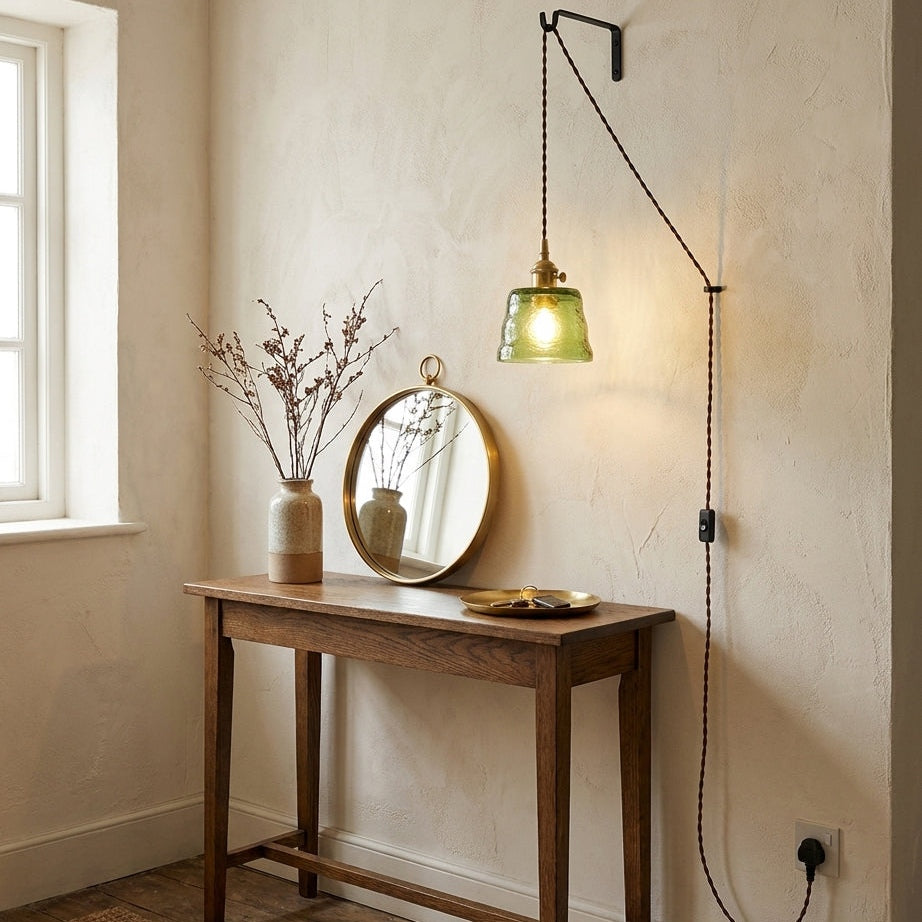 Molded Glass Plug-In Pendant