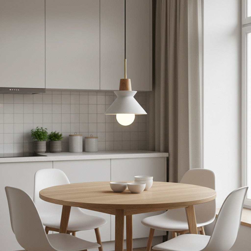 Halotaper Minimalistische, konische Pendelleuchte – Moderne dekorative Beleuchtung für Zuhause