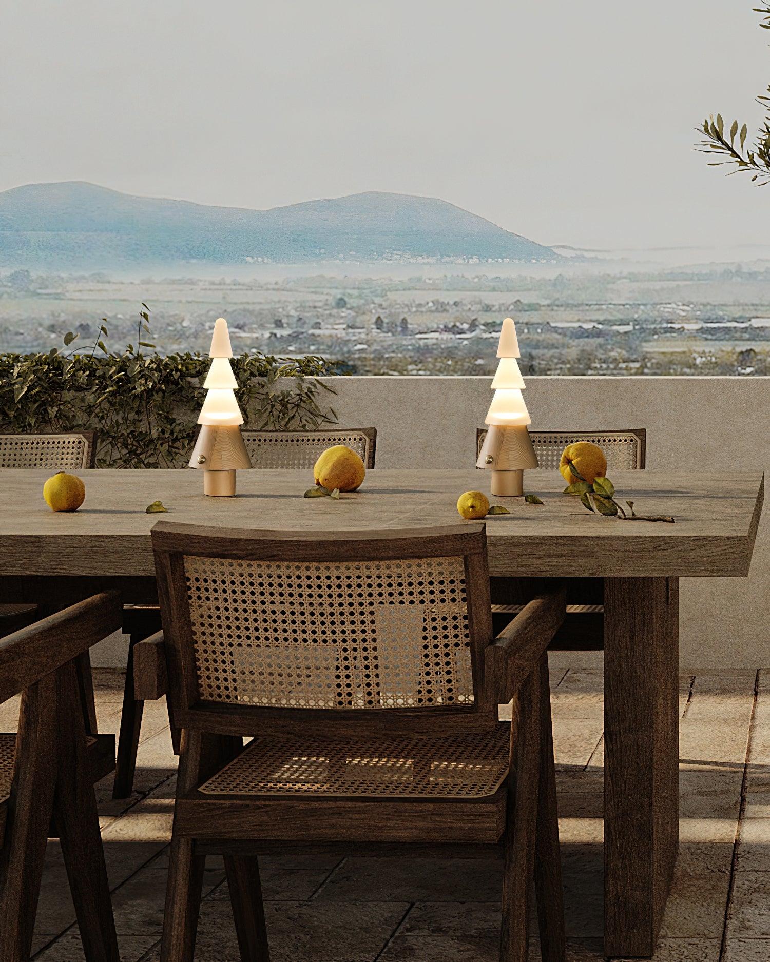 Tree Table Lamp - Built-in Battery Adjustable Night Light