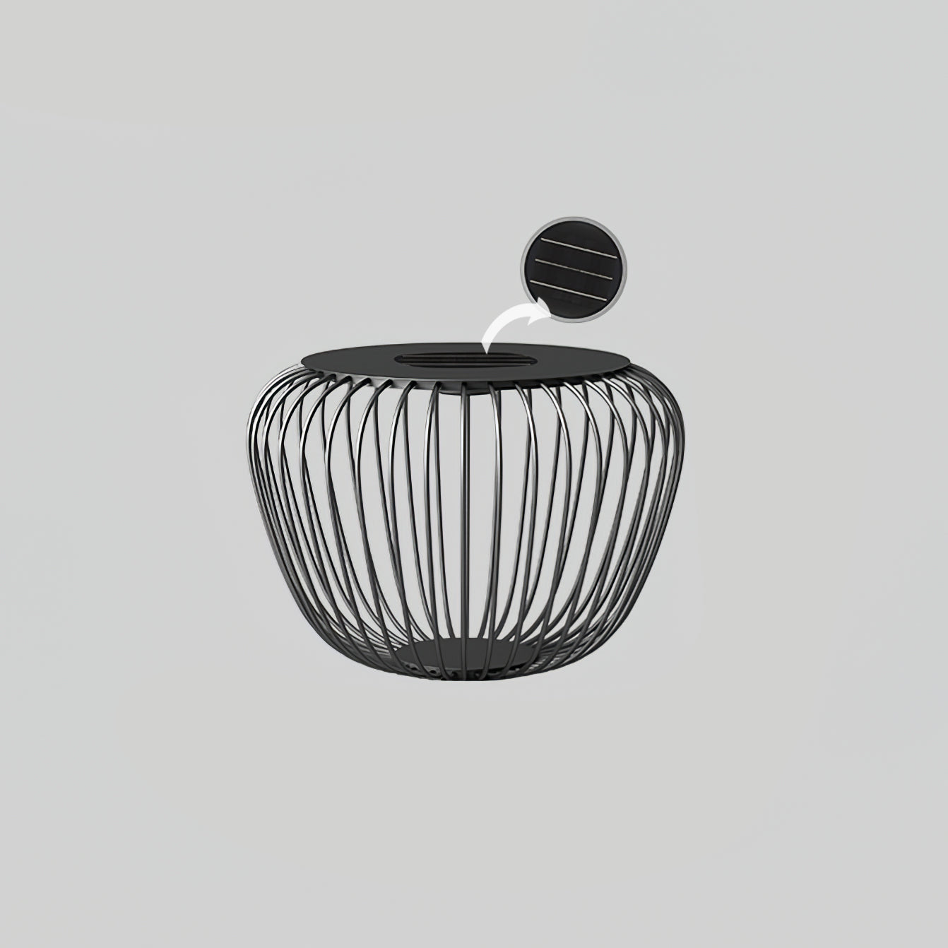 Meridiano Tischleuchte – Wiederaufladbares LED-Licht für Terrasse &amp; Garten