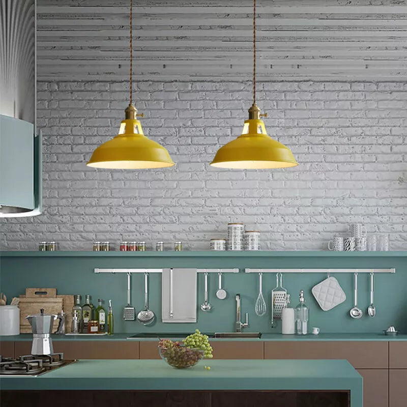 Modern Colourful Kitchen Pendant – Simple Fixture for Stylish Spaces