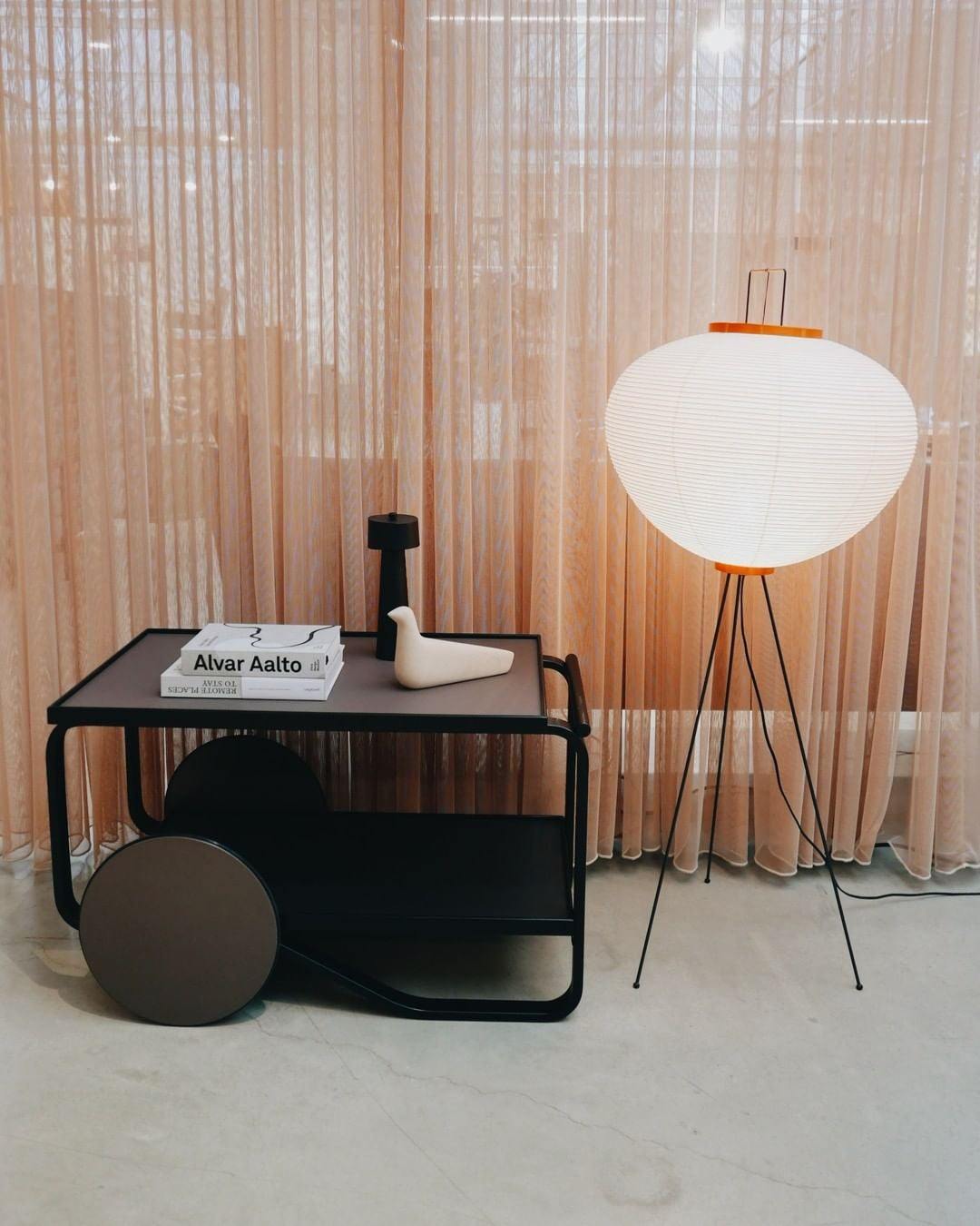 Rice Paper Floor Lamp - Bamboo Frame Soft Light for Living Room