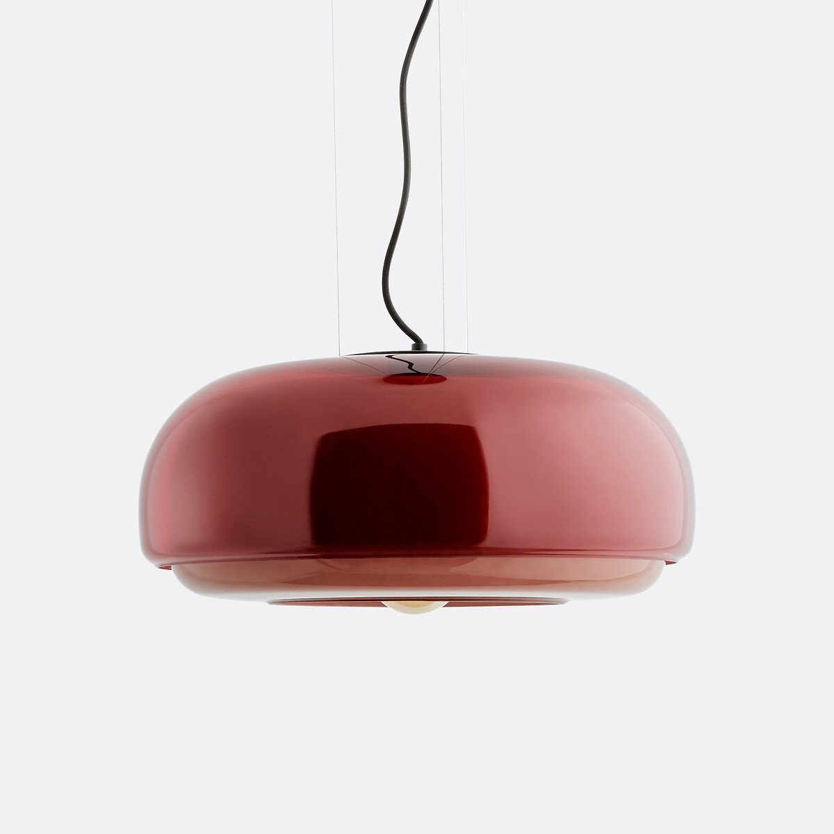 Clinco Modern Mushroom Pendant Light - Colored Glass Hanging Light