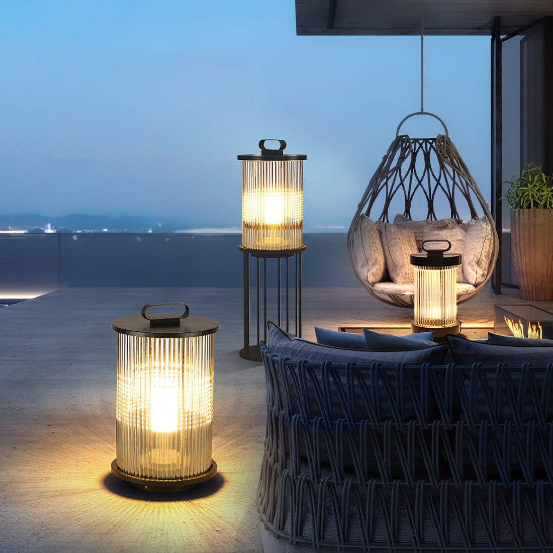 Lantern Garden Outdoor Light - Garden Outdoor Lamp Ideal for Walkways