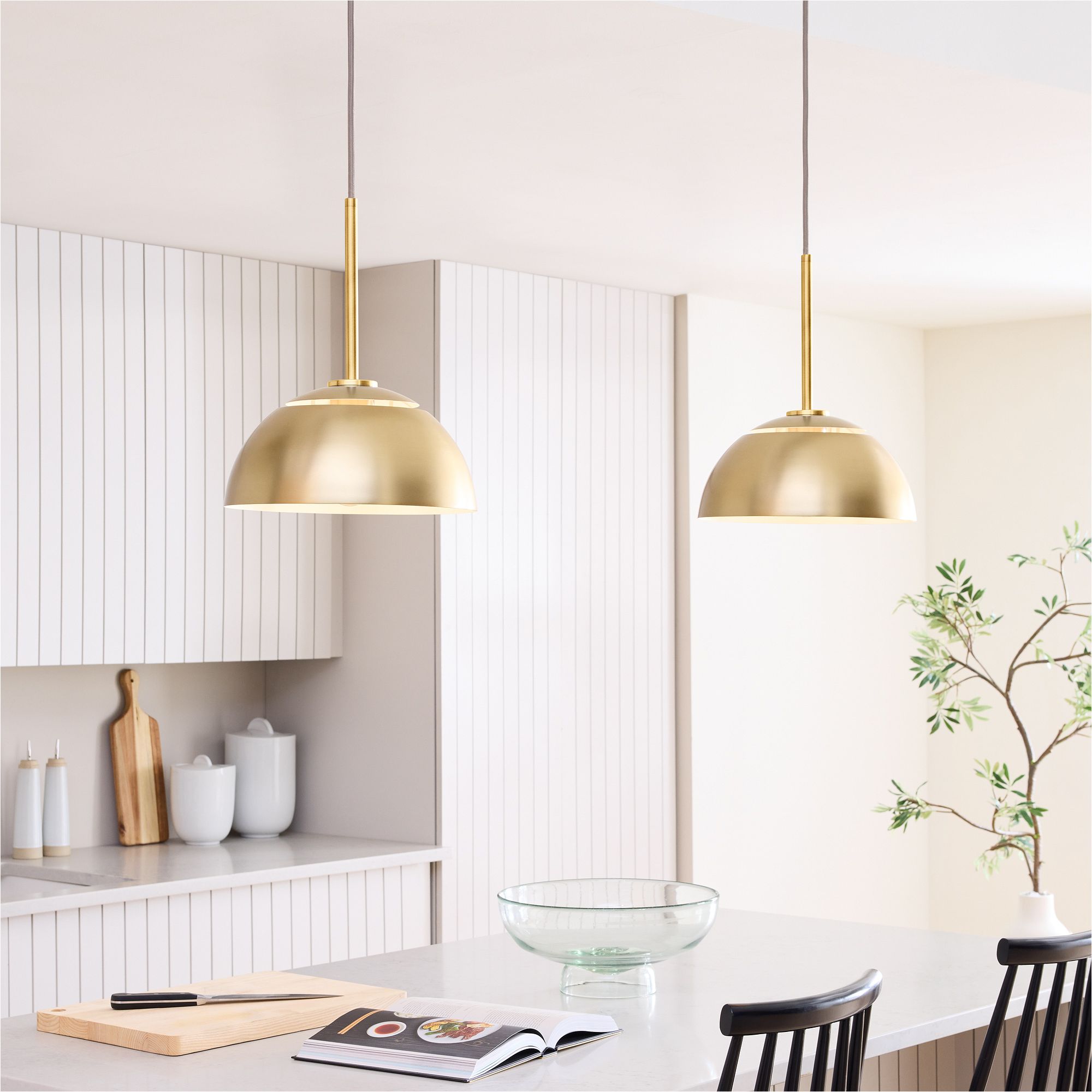 Parvion Sculptural Metal Pendant Light - Modern Bowl Lamp for Hallway