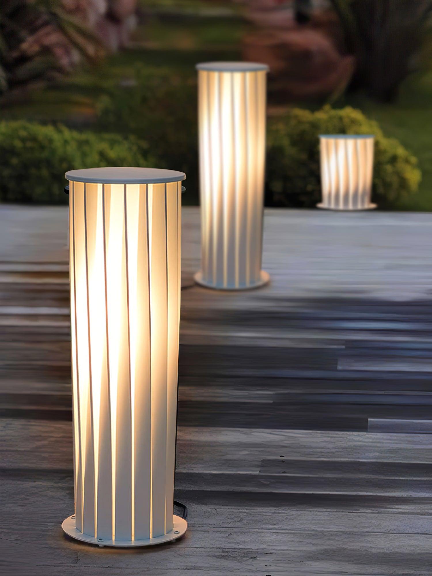 LED Outdoor Post Lamp - Energy-Saving Acrylic Light for Garden & Patio