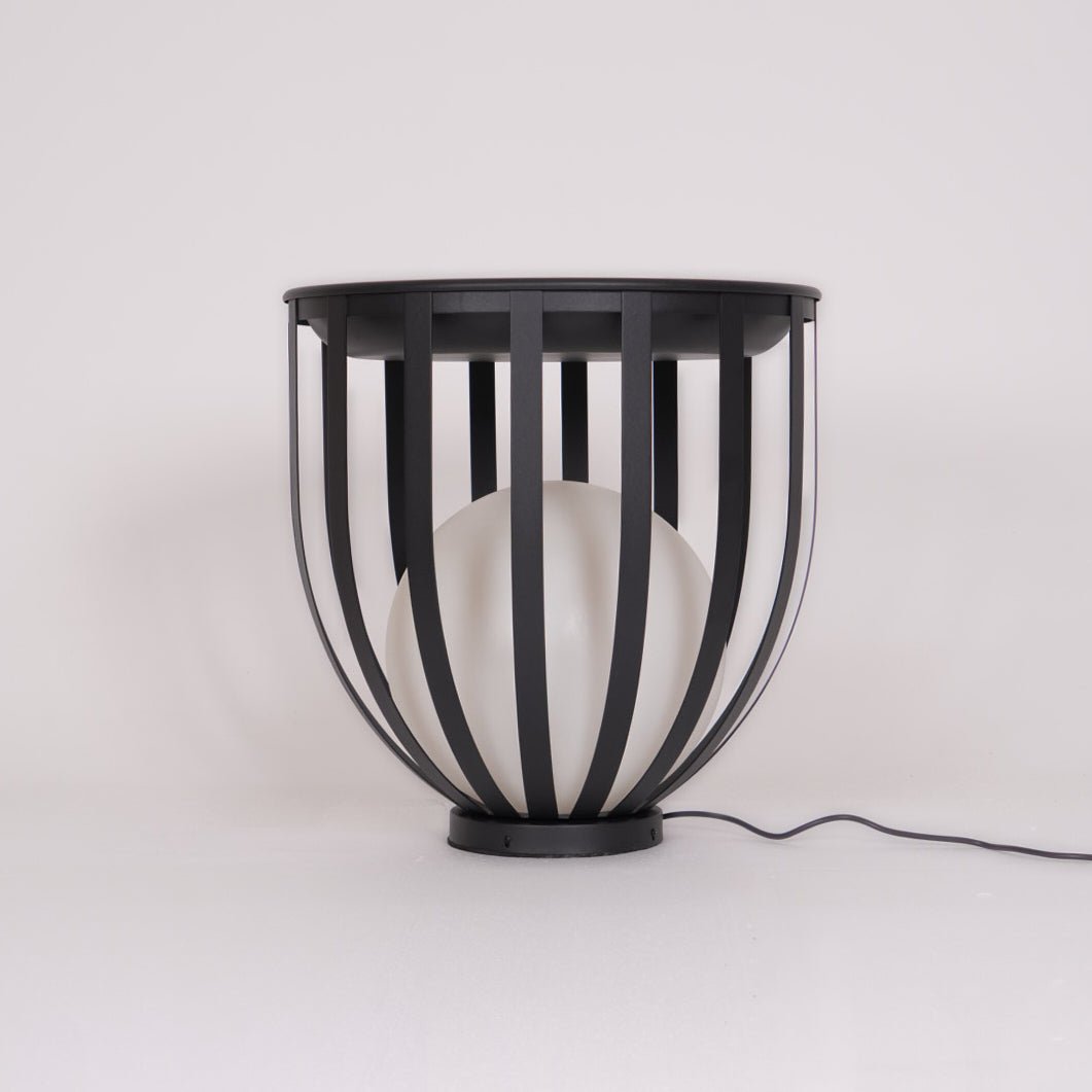 Garden Outdoor Floor Lamp - Dimmable LED Light with Tray & Flower Pot