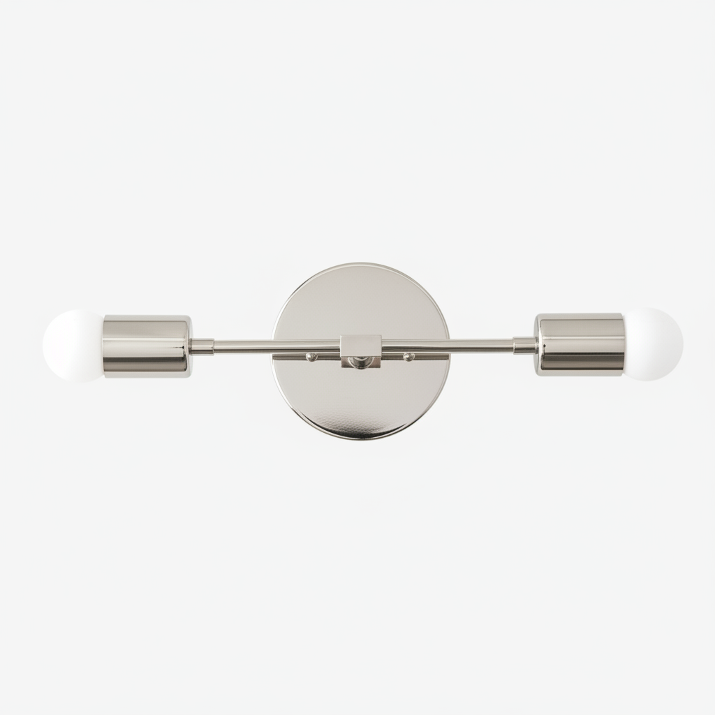 Mobilux Line Minimalist Vanity Light Fixture - Mid Century Bathroom Sconce