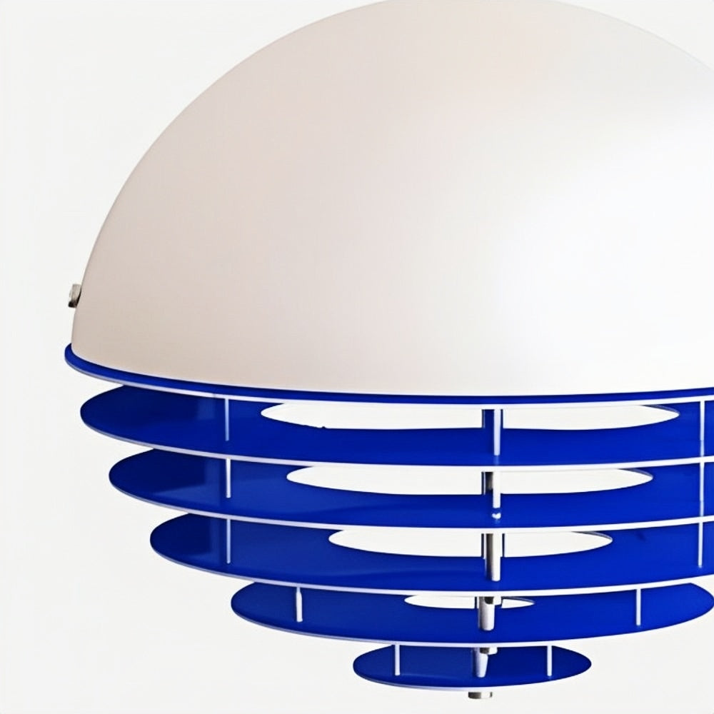 Afterglow Sunset Gradient Pendant Light - Modern Bauhaus Layered Pendant Light for Living Room