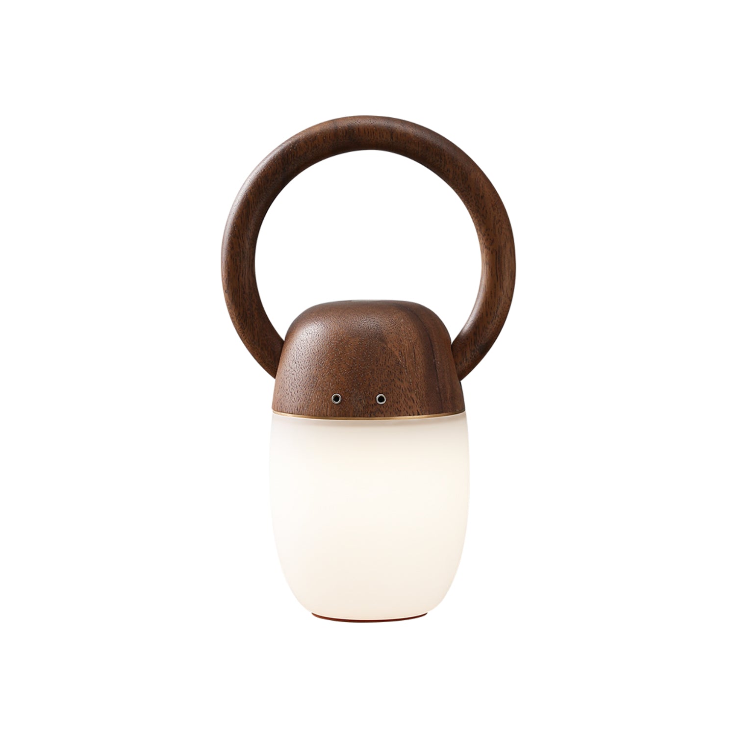 Zen Buddha Tischlampe – Wiederaufladbare LED-Lampe aus Holz für Zuhause und Büro