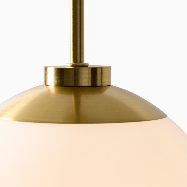 Rivolence Globe Pendant Light - Elegant Brass Lighting