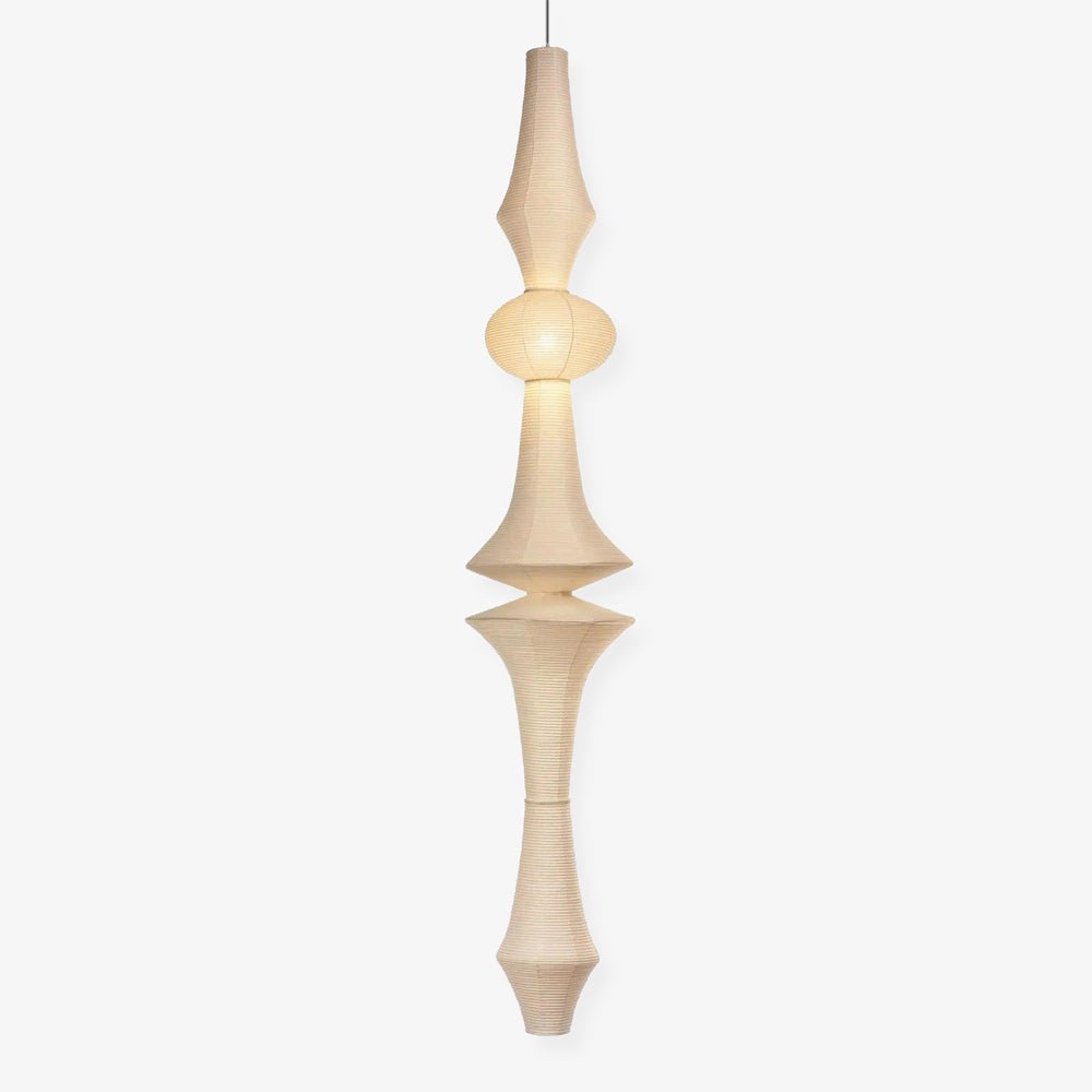 Washi-Papier-Pendelleuchte – Japanische handgefertigte Lampe für das Wohnzimmer