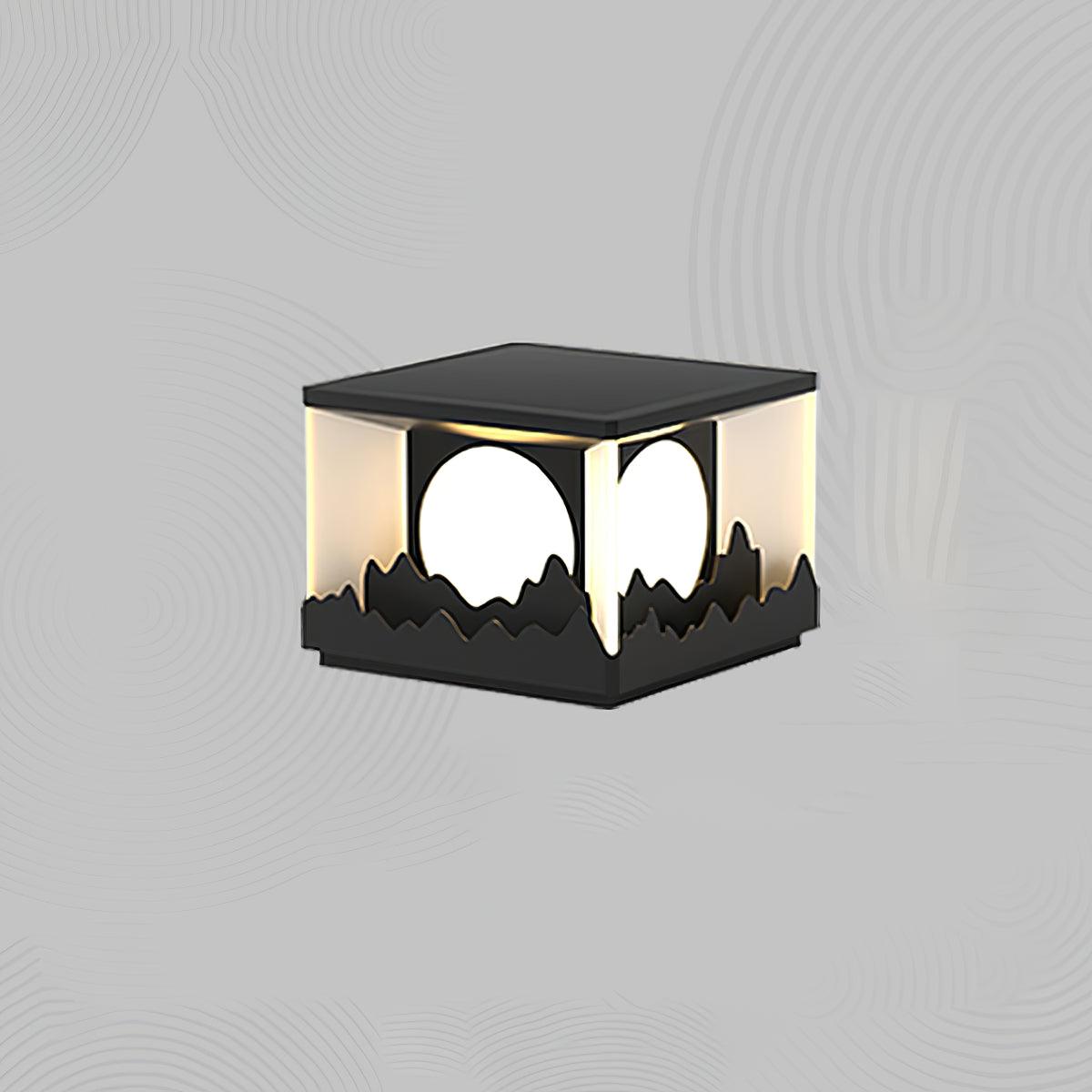 Sunrise Garden Light - Acryl-Edelstahllampe für den Außenbereich