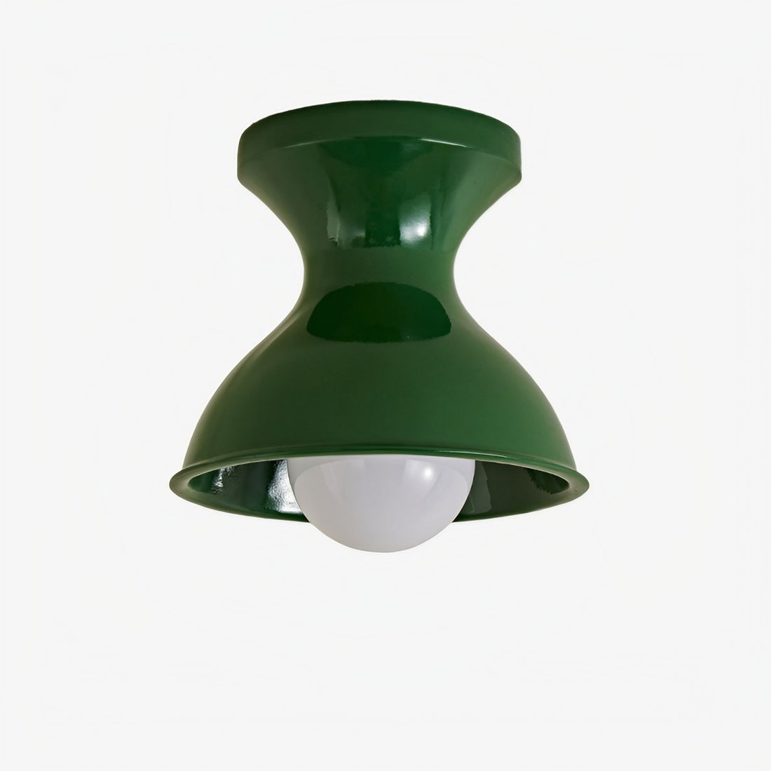 Green modern resin ceiling light